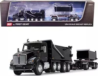 Kenworth T880 Quad-Axle Dump Truck And Rogue Transfer Tandem-Axle Dump Trailer • $178.99