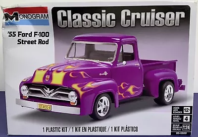 Monogram 55 Ford F-100 Street Rod Classic Cruiser Model Truck Kit DISTRESSED • $16.29