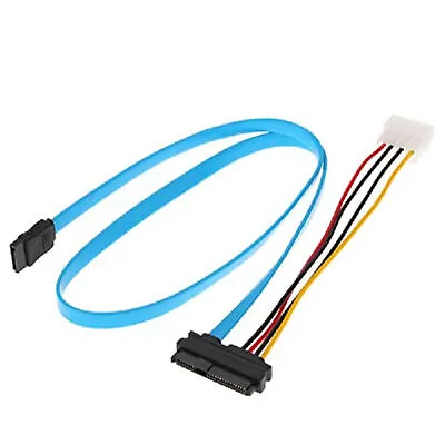 Hard Disk SFF-8482 SAS Cable 29P To 1* SATA 7PIN HDD Cable 70cm • $9.44