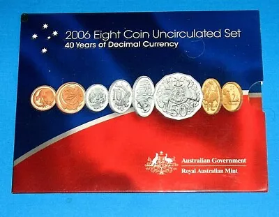 Australia 2006  Mint Coin Set Scarce With 1 And 2 Cent Coins • $49.95