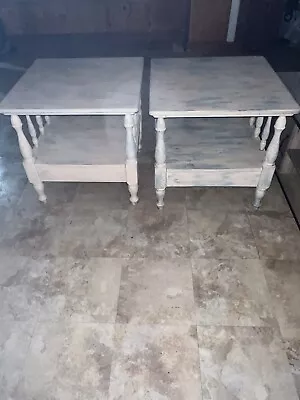 Pair Of Ethan Allen Baumritter Side Tables • $400