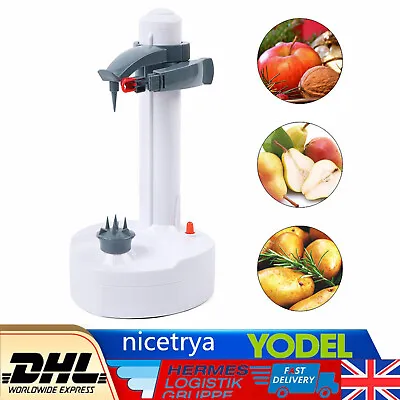 Automatic Fruit Peeler Vegetable Apple Potato Electric Rotating Peeling Machine • £17