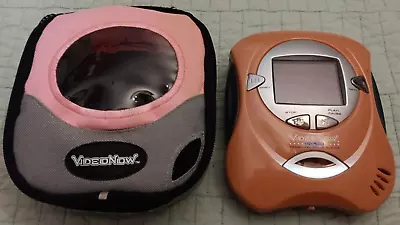 2004 Hasbro Video Now Color Pink Video Player W/ Case Tested Works No Cords • $12.50