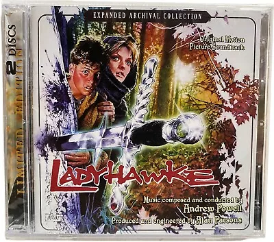 Ladyhawke Original Motion Picture Soundtrack Score 2 CD Set NEW Andrew Powell • $31.88