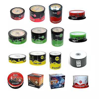 £10.07 • Buy Maxell Large Range Of Discs Dvd-r, Dvd+r, Cd-r, Audio Cd-r/cd-rw, Dvd-rw, Dvd+rw