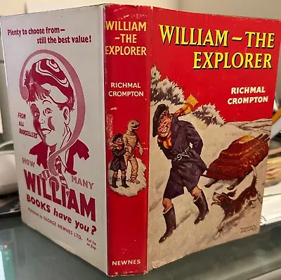 £55 • Buy Richmal Crompton  William - The Explorer  1960 First Uk Edition,. Fine.