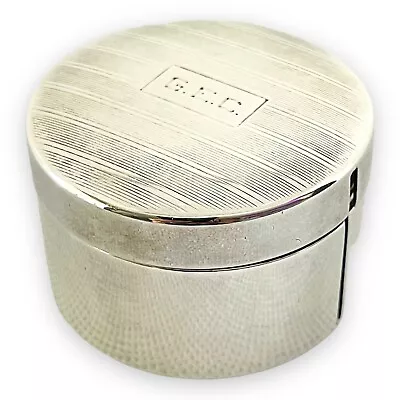 Vintage  UDALL & BALLOU Sterling Silver Stamp Roll Box • $129