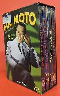 2006 Mr Moto 4 Dvd Collection Volume Two Box Set-peter Lorre • $11.99