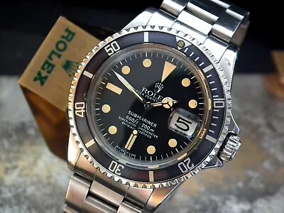 Outstanding 1977 Rolex Oyster Submariner 1680 Investment Watch • $17053.88