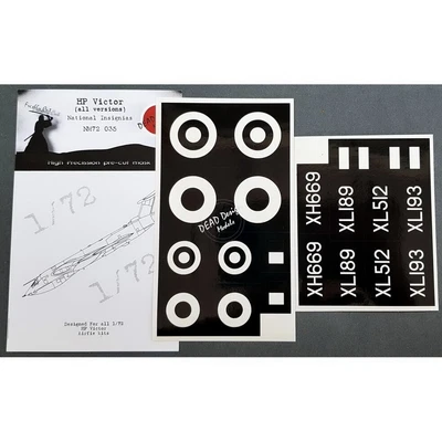£9.92 • Buy 1/72 Handley Page H.P. Victor National Insignias Masking For Airfix Kits