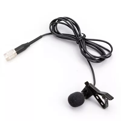 Black Lavalier Lapel Black Condenser Mic Microphone For Audio Technica Wireless • $17.55