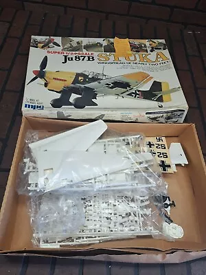 MPC 1/24 Scale Ju87B Stuka German Fighter Airplane. Read Description Open Box • $99