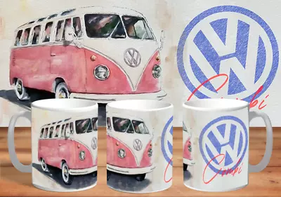 Volkswagen Kombi Samba Bus Coffee Mug Birthday Gift • $22.99