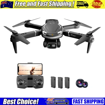 $48.06 • Buy RC Drone 150m Control Distance FPV Drones For Boys (Battery Black 3 Camera)