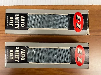 NOS Vintage SEAT BELTS Pair 1960's Aftermarket Safety / Racing Hot Rod Accessory • $55