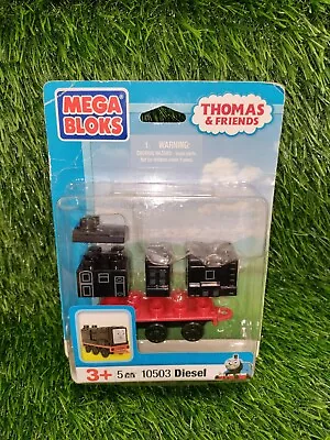 Mega Bloks Thomas & Friends 10503 Diesel Train Engine New Distressed Package • $30