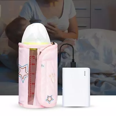 Portable USB Milk Heat Keeper With USB Cable Car Travel Bottle Warmer Bottle • £8.70