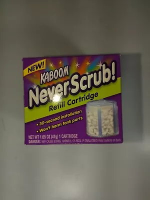 NOS Kaboom Never Scrub Refill Drop In Cartridge 1.65 Oz Discontinued  • $13.67