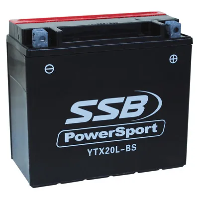 Ytx20l-bs Agm Motorcycle Battery Same As Gtx20l-bs Harley Honda Suzuki Yamaha • $139.95