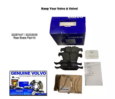 Genuine Volvo S60 S90 V60 V90 XC60 XC90 32287447 17  Rear Brake Pads 32287447 • $98.18