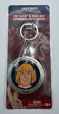 He-Man She-Ra Masters Of The Universe LootCrate Spinner Keychain MotU Mattel NEW • $7.95