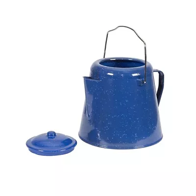 Enamel Coffee Pot 20 Cup For Camping Heat Coffee Tea And Water On Stove Or Fire • $36.30