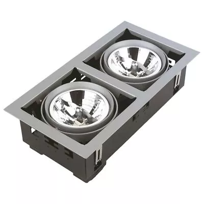 Halolite Double Halogen Recessed Multiple Adjustable W • £12.99