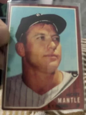 1962 Topps Mickey Mantle⚡️FLAWLESS NOVELTY CARD⚡️Yankees • $5