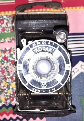Vollenda Kodak Junior 620 1930s Camera With Case • $68