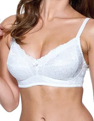 Charnos Rosalind Full Cup  Non Wired  Bra Black Or White 32 34 36 38 40  Bnwt  • £8.99