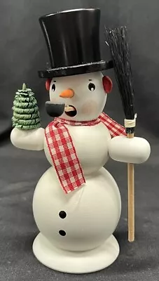 Snowman German Smoker Made In Germany Echte Erzgebirgische Handarbeit EUC! • $36.99