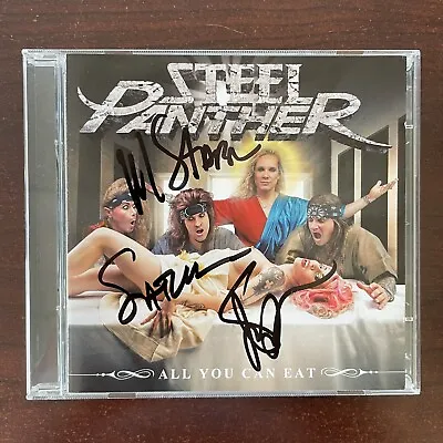 Steel Panther Autographed “All You Can Eat” Signed CD Michael Starr Stix Satchel • $69.69