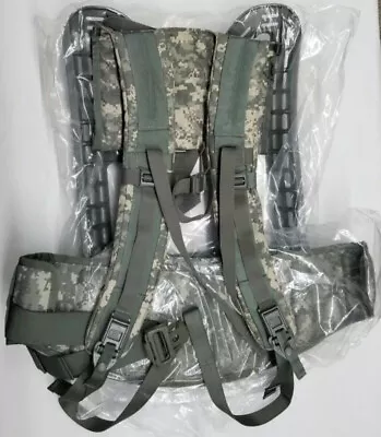 US Military MOLLE II FRAME SET For Large Rucksack - FRAME+BELT+STRAPS - ACU • $69.95