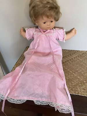 Vintage Famosa Baby Doll 21  Made In Spain Vinyl & Cloth Redressed • $7