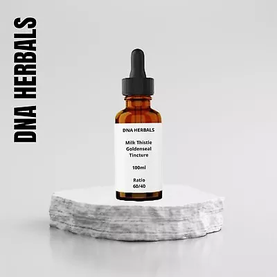 DNA HERBALS - Goldenseal & Milk Thistle Tincture - 100ml • £16.81