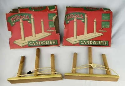 RARE Antique Vintage Noma Candolier Christmas Window Candle Lights Original Box • $127.95