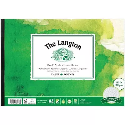 Daler Rowney The Langton Watercolour Cold Pressed Pad A4 300gsm • £15.85
