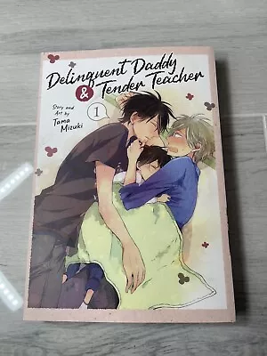 Delinquent Daddy & Tender Teacher Vol 1 English Manga Tama Mizuki BL/Yaoi 7 Seas • $14