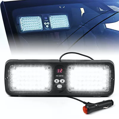 Xprite 12  LED  White Emergency Warning Sunshield Visor Strobe Light Windshield • $13.99