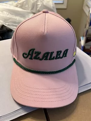 Masters Golf Azalea Rope Hat Pink Green 2024 SnapBack Augusta Logo New Snap Back • $58