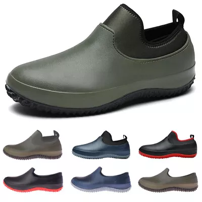 Mens Work Boots Non Slip Chef Shoes Womens On Lab Safety Resistant Clogs Garden • £22.72