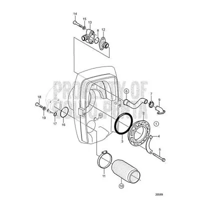 Volvo Penta Propeller C6 Front SS 3-Blade LH Duoprop #3587868 • $1111.98