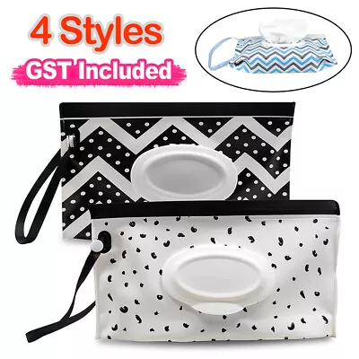 $3.84 • Buy 1/2/4x Dispenser Travel Wet Wipe Bag Pouch Baby Care Portable Tissue Case Holder