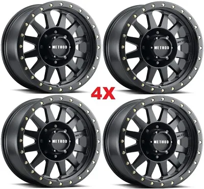 17 Method Black Wheels Rims 8 2500 3500 Ram F-250 F-350 • $1196