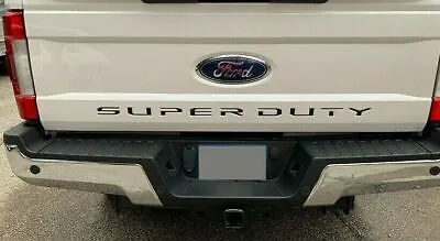 BLACK Tailgate Insert Letters Decal Vinyl For Ford F-250 F-350 Super Duty 17-21 • $9.95