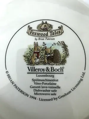 Villeroy & Boch Foxwood Tales By Brian Paterson 1997. Complete Set Mint Condtion • $1750