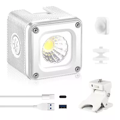 LED Camera Video Light Kit 800mAh Mini Cube Lights Portable Photography Conf • $28.33