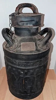 Antique G. R. Co. Ellisco 191 5 Gallon Oil Can Amoco • $650