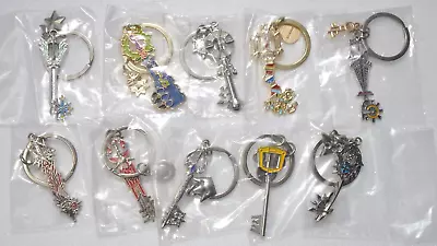 Kingdom Hearts Keyblade Charm Collection 10 Types Set  Disney 20th Anniversary • $93.48