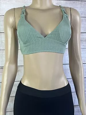 Zaful Women Green Bikini Top Size M NWT • £3.79